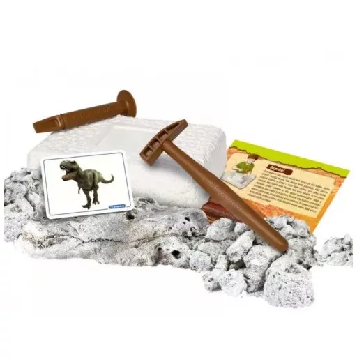 Világító dinoszaurusz Archeo Fun T-Rex régészeti készlet Clementoni