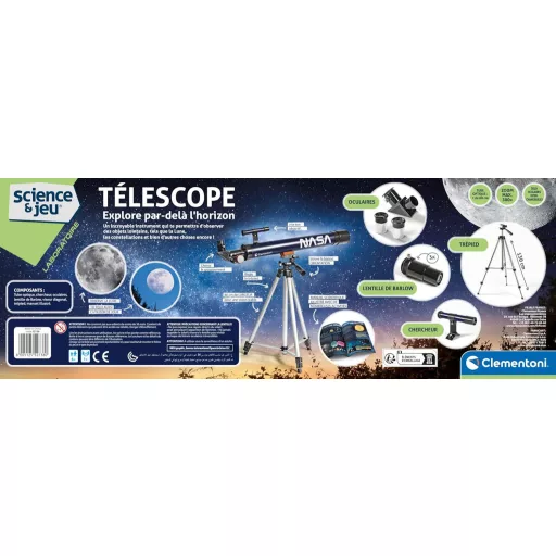 NASA teleszkóp szett Science & Play Clementoni