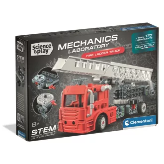 Tűzoltóautó Mechanics építőjáték Clementoni