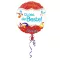 Du bist der Beste Red fólia lufi 43 cm