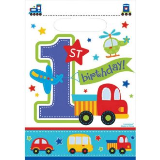   Első születésnap Cars ajándéktasak, ajándékzacskó 8 db-os