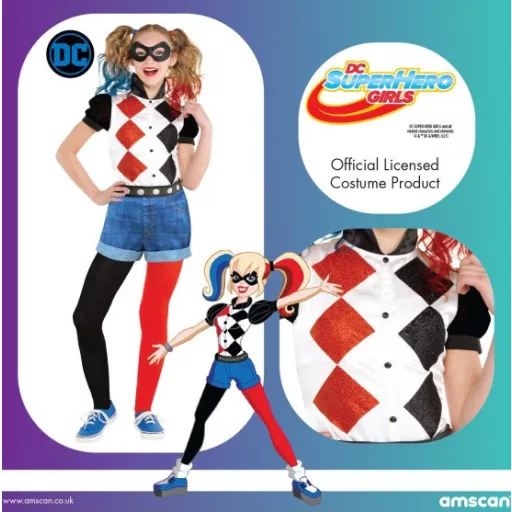 Harley Quinn Crazy jelmez 10-12 év