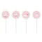 Hercegnők Swan mini tortagyertya, gyertya szett 4 db-os