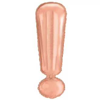 Színes Rose Gold ! betű fólia lufi, 103 cm