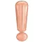 Színes Rose Gold ! betű fólia lufi, 103 cm