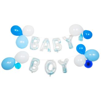 Baby Boy fólia lufi, léggömb szett