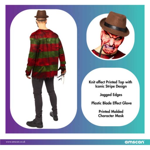 Freddy Kruger Scary felnőtt jelmez XL