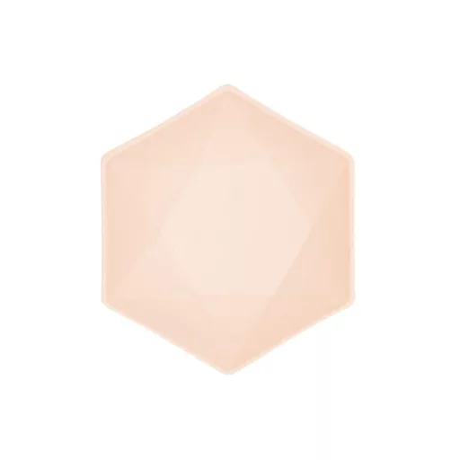 Barack Vert Decor hatszögletű mélytányér 6 db-os 15,8 cm