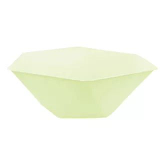 Zöld Vert Decor hatszögletű mélytányér 6 db-os 15,8 cm