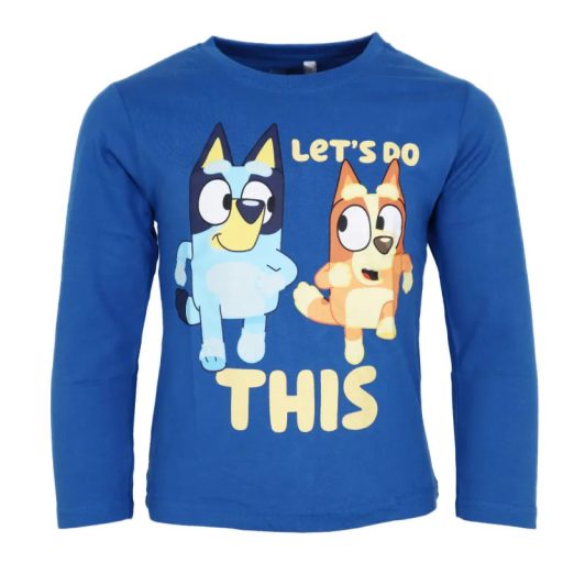 Bluey Let's Do gyerek hosszú póló, felső 2 - 6 év / 92 - 116 cm