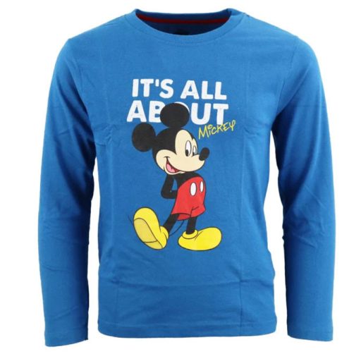 Disney Mickey All About gyerek hosszú ujjú póló 3 - 8 év / 98 - 128 cm
