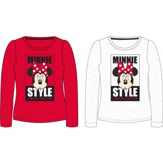   Disney Minnie Style gyerek hosszú póló, felső 3 - 8 év / 98 - 128 cm