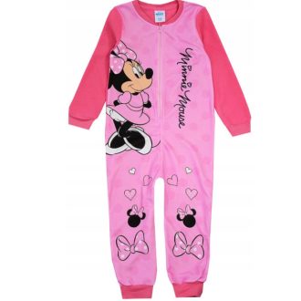   Disney Minnie Pinky gyerek hosszú pizsama, overál 2 - 8 év / 92 - 128 cm