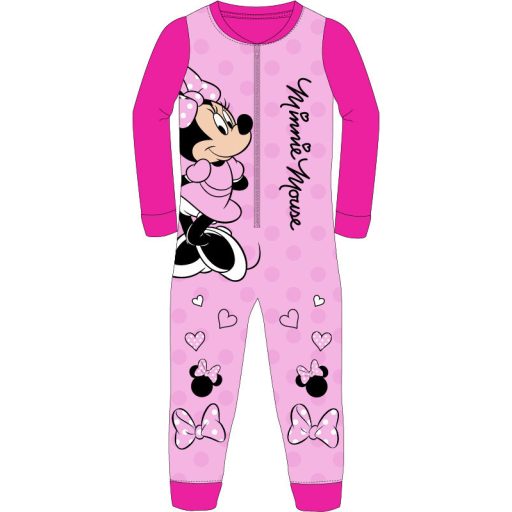 Disney Minnie Pinky gyerek hosszú pizsama, overál 2 - 8 év / 92 - 128 cm