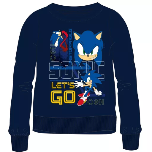 Sonic a sündisznó Go gyerek pulóver 4 - 12 év / 104 - 152 cm