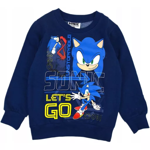 Sonic a sündisznó Go gyerek pulóver 4 - 12 év / 104 - 152 cm