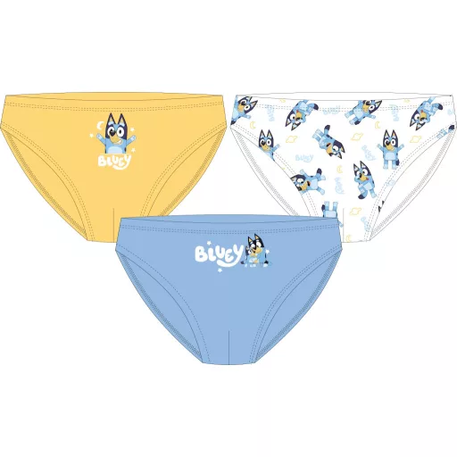 Bluey Stars gyerek fehérnemű, alsó 3 darab/csomag 3 - 8 év / 98 - 128 cm