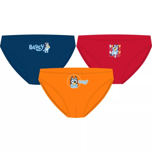 Bluey Fun gyerek fehérnemű, alsó 3 darab/csomag 3 - 8 év / 98 - 128 cm