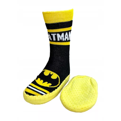 Batman Symbol bőrtalpú zokni 23-28