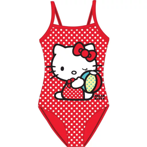 Hello Kitty Red gyerek fürdőruha, úszó 4 - 9 év / 104 - 134 cm