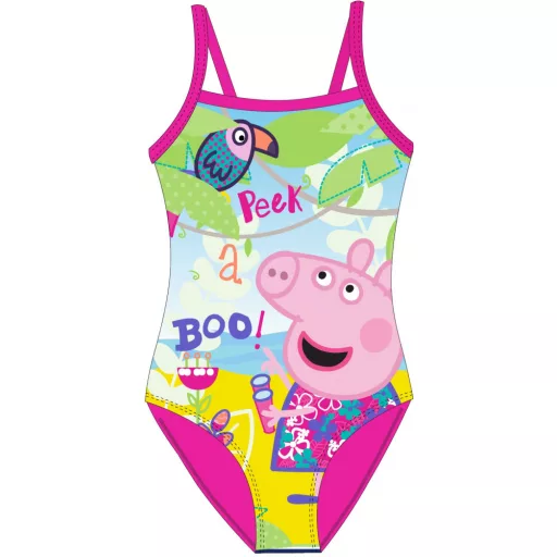 Peppa malac Peek a Boo gyerek fürdőruha, úszó 2 - 7 év / 92 - 122 cm