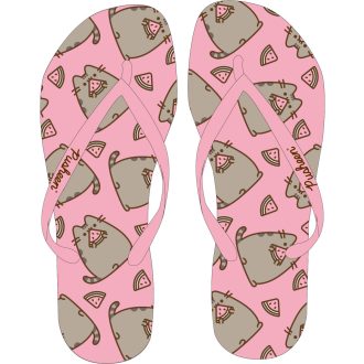 Pusheen Pink gyerek papucs, Flip-Flop 25-34