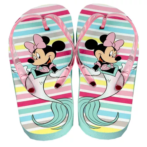Disney Minnie Mermaid gyerek papucs, Flip-Flop 26-33