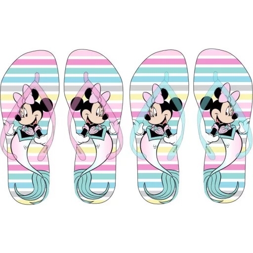 Disney Minnie Mermaid gyerek papucs, Flip-Flop 26-33