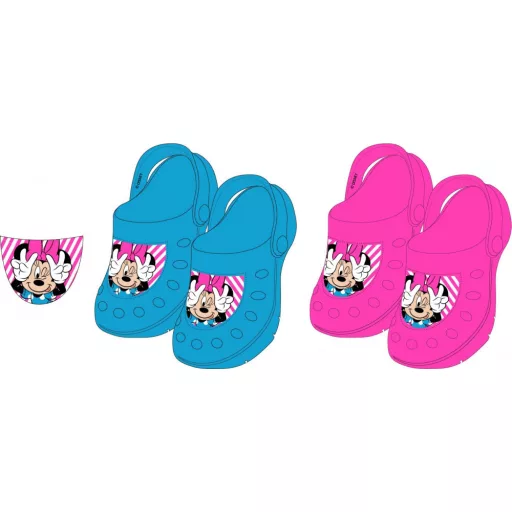 Disney Minnie Peek-a-Bow gyerek papucs clog 24-31