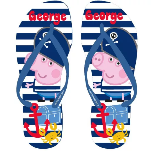 Peppa Malac Pirate gyerek papucs, Flip-Flop 24-29