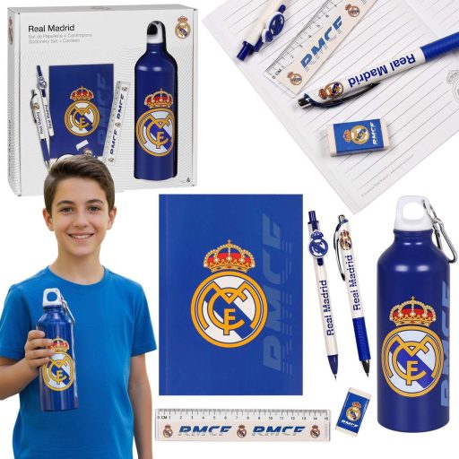 Real Madrid Hala írószer és kulacs szett