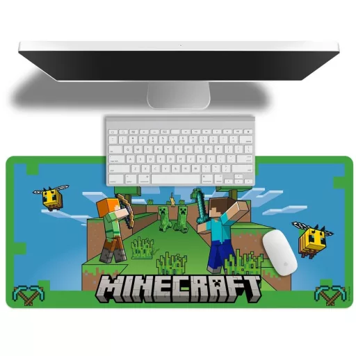 Minecraft Pixelated asztali egérpad 80x35 cm