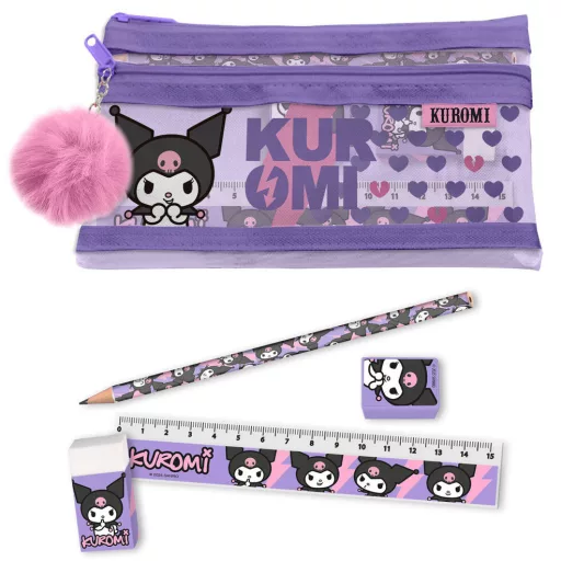 Hello Kitty Kuromi írószer szett 5 db-os