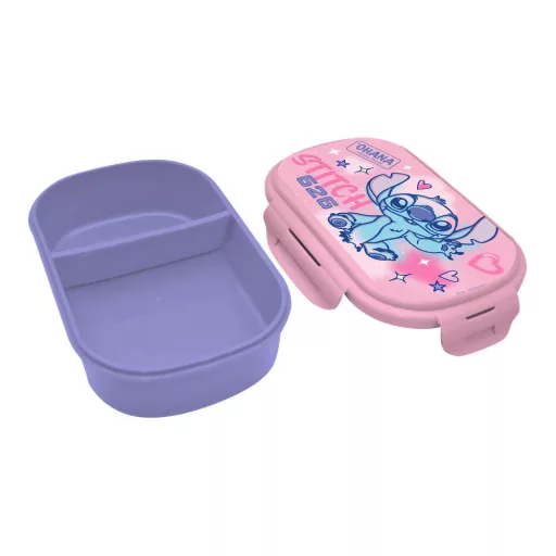 Disney Lilo és Stitch, A csillagkutya This World szendvicsdoboz + evőeszköz szett