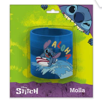   Disney Lilo és Stitch, A csillagkutya Aloha lépcsőjáró spirál, rugó