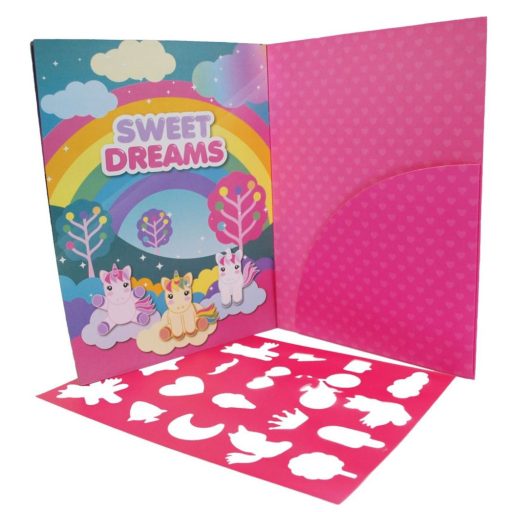 Unikornis Sweet Dreams matricás album 100 db matricával