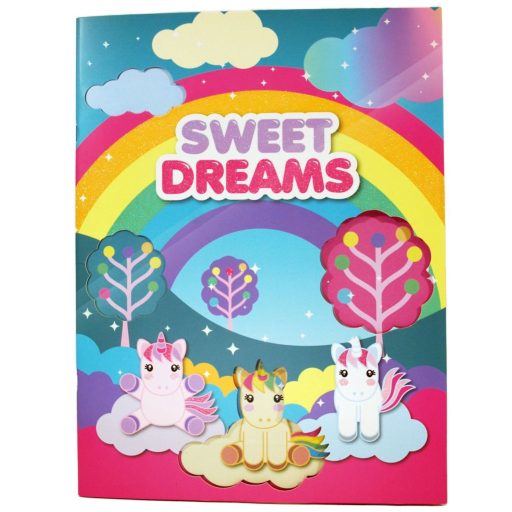 Unikornis Sweet Dreams matricás album 100 db matricával