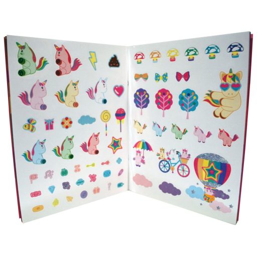 Unikornis Sweet Dreams matricás album 100 db matricával