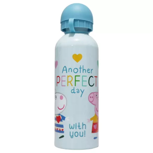 Peppa malac Perfect Day alumínium kulacs ivókupakkal 500 ml