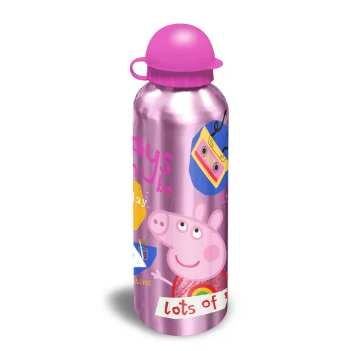 Peppa malac Fun alumínium kulacs ivókupakkal 500 ml