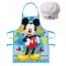 Disney Mickey Grinning Colors gyerek kötény 2 darabos szett