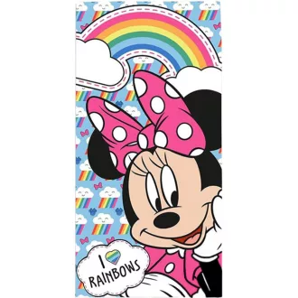   Disney Minnie Rainbows fürdőlepedő, strand törölköző 70x140cm