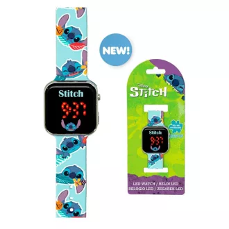   Disney Lilo és Stitch, A csillagkutya Magical Blue digitális LED karóra