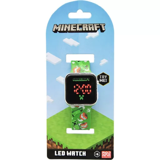 Minecraft TNT digitális LED karóra