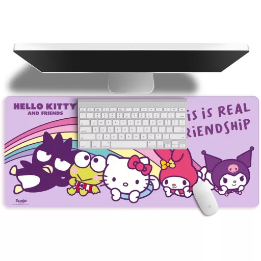 Hello Kitty Friends asztali egérpad 80x35 cm