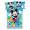 Disney Mickey Joyful gyerek, ovis ágyneműhuzat 100×135 cm, 40×60 cm
