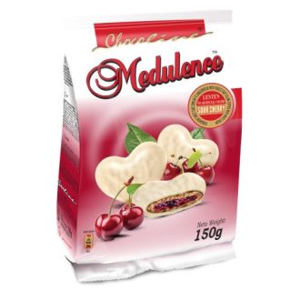 Fehércsokoládés meggyes puszedli