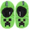 Minecraft Creeper gyerek téli papucs 31-38
