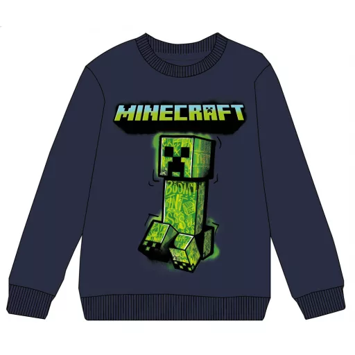 Minecraft Green Menace gyerek pulóver 6 - 12 év / 116 - 152 cm