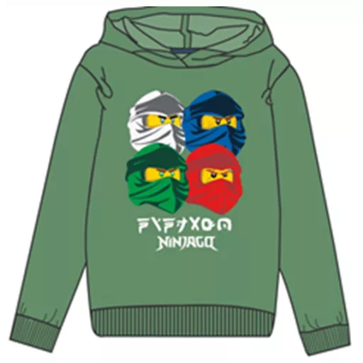 Lego Ninjago Green gyerek pulóver 3 - 8 év / 98 - 128 cm